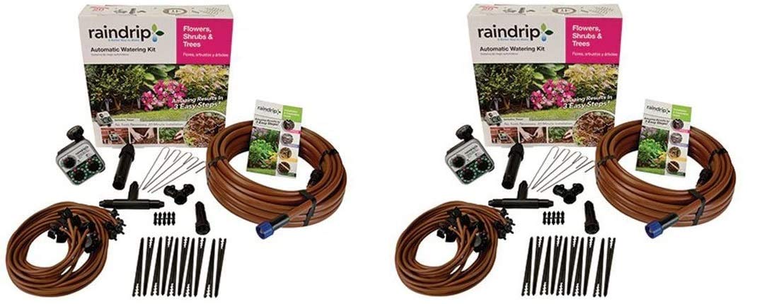 Raindrip SDFSTH1P Drip Kit, Black (Pack of 2)