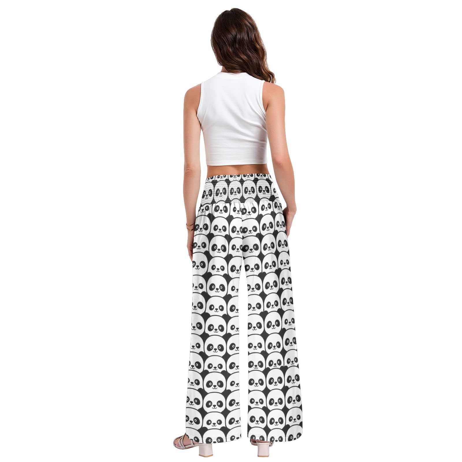 Pantalones de yoga estilo kawaii para mujer, resistentes a las arrugas, pantalones casuales de viaje
