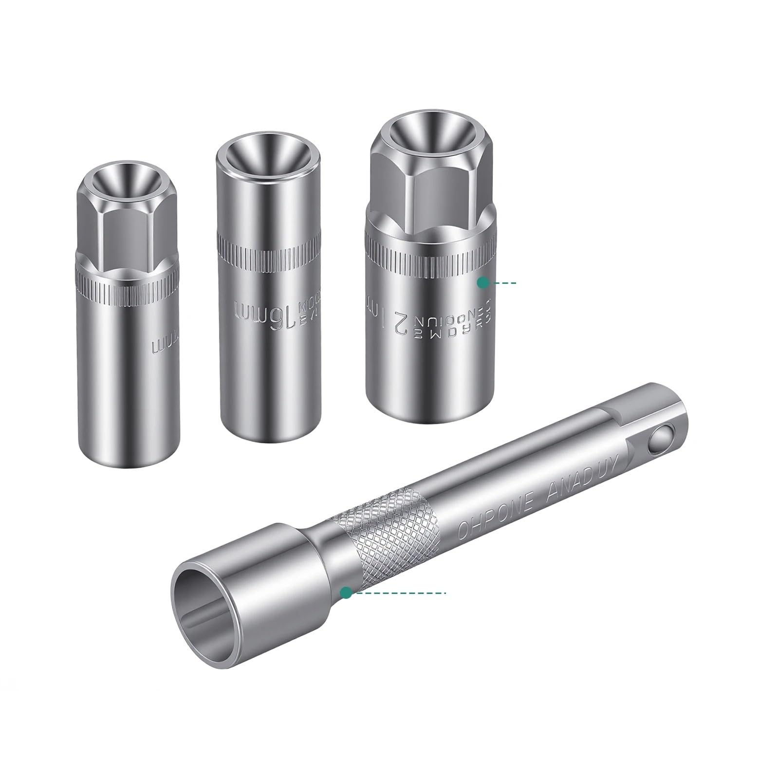 216 sztuk stalowy zestaw narzędzi Do mechaników 1/4 "3/8" 1/2 "zestawy kluczy nasadowych z 24-zębową Zestaw przedłużek
