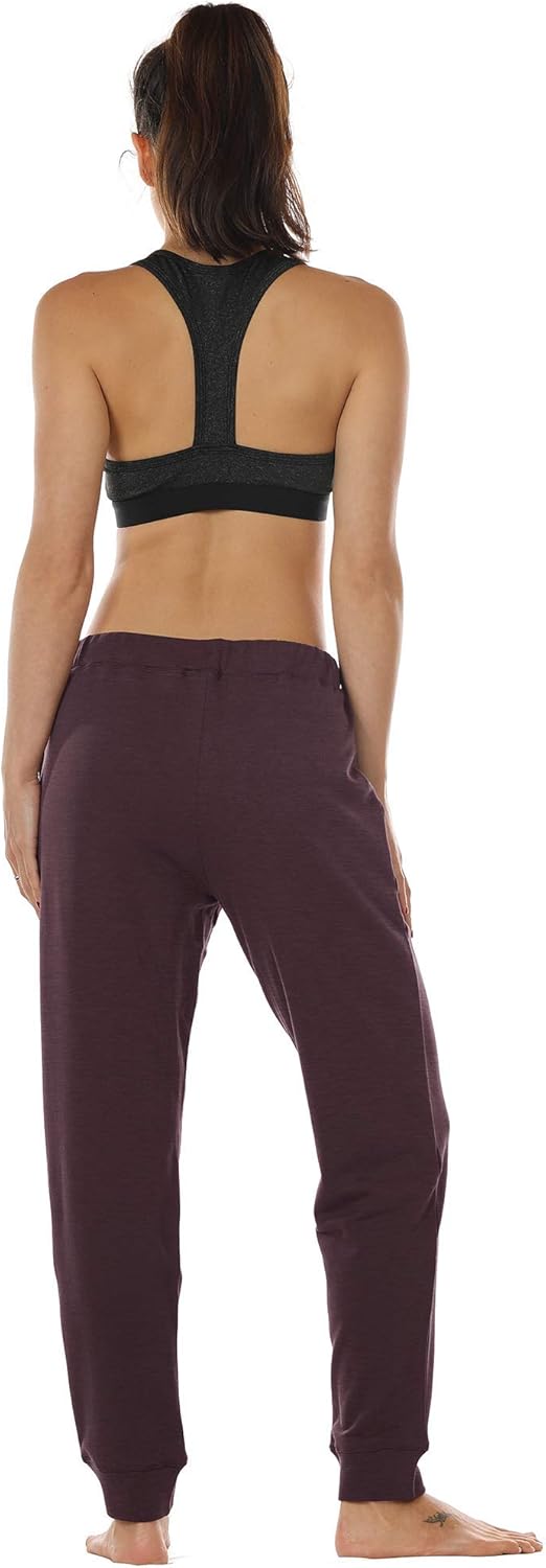 icyzone Women's Active Joggers Sweatpants - Athletic Yoga Lounge Pants with Pockets - Image 4