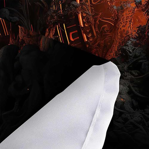 Miniatura 7 de YDIDIAN Tapiz de cabeza de cabra demonio, tapiz oculto de bruja gótica roja y negra, tapiz hippie de los años 70 y 80 para colgar en la pared para