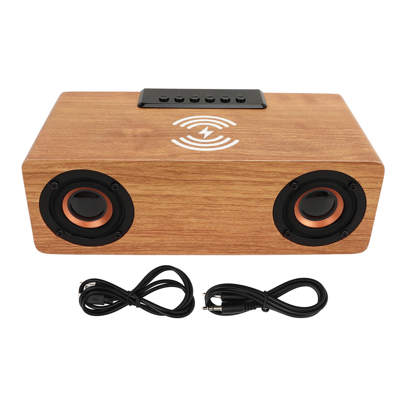 Despertador de Madera del Presidente de Bluetooth con la Radio de FM para el Dormitorio Casero, Componentes Electrónicos Plásticos