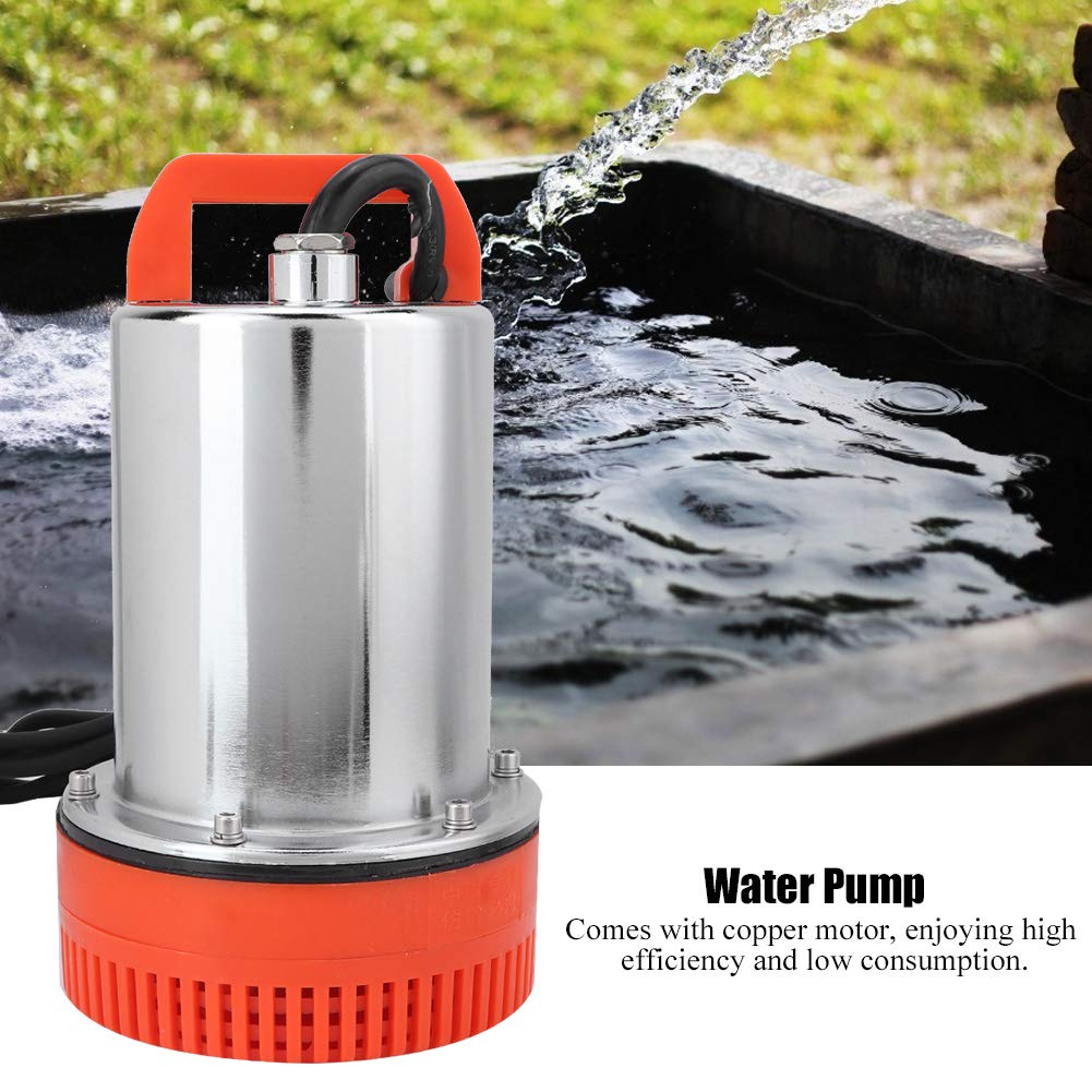 Hztyyier Pompe dell'Acqua Pompa DC 12V Pompa Sommergibile per Pozzi Profondi Pompa dell'Acqua per Irrigazione per Ranch Farm Irrigation Accessories