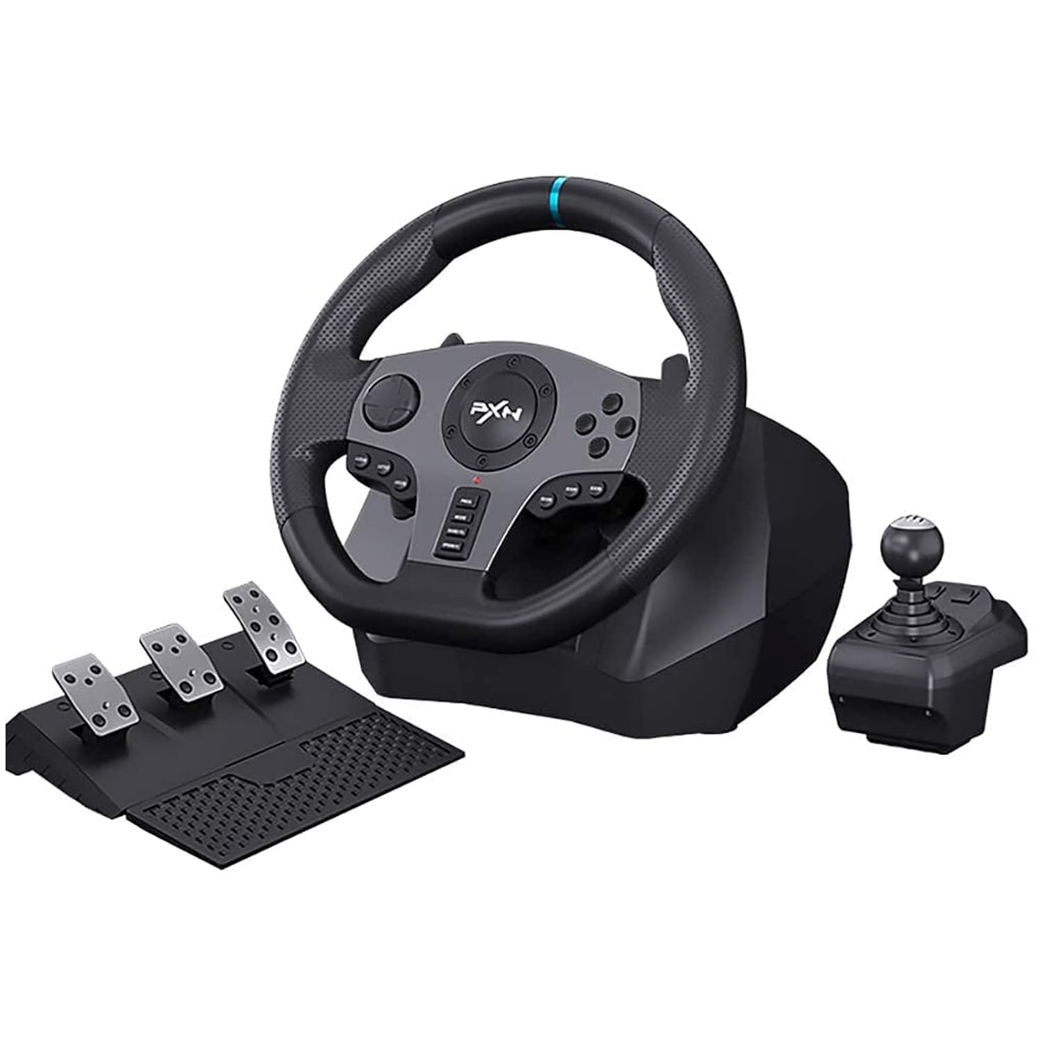 Xbox Series S Lenkrad Mit Pedalen PXN V9 Rennlenkrad Gaming Universal USB 270°/900° Spiel Lenkrad mit 3