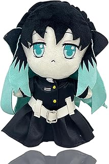 26cm/10.2in Anime Figure Tokitou Muichiro Plush Doll - The New Demon Slayer Blade Tokitou Muichiro Surrounding Stuffed Animation Plush Toy, Halloween and Christmas Gifts for Fans