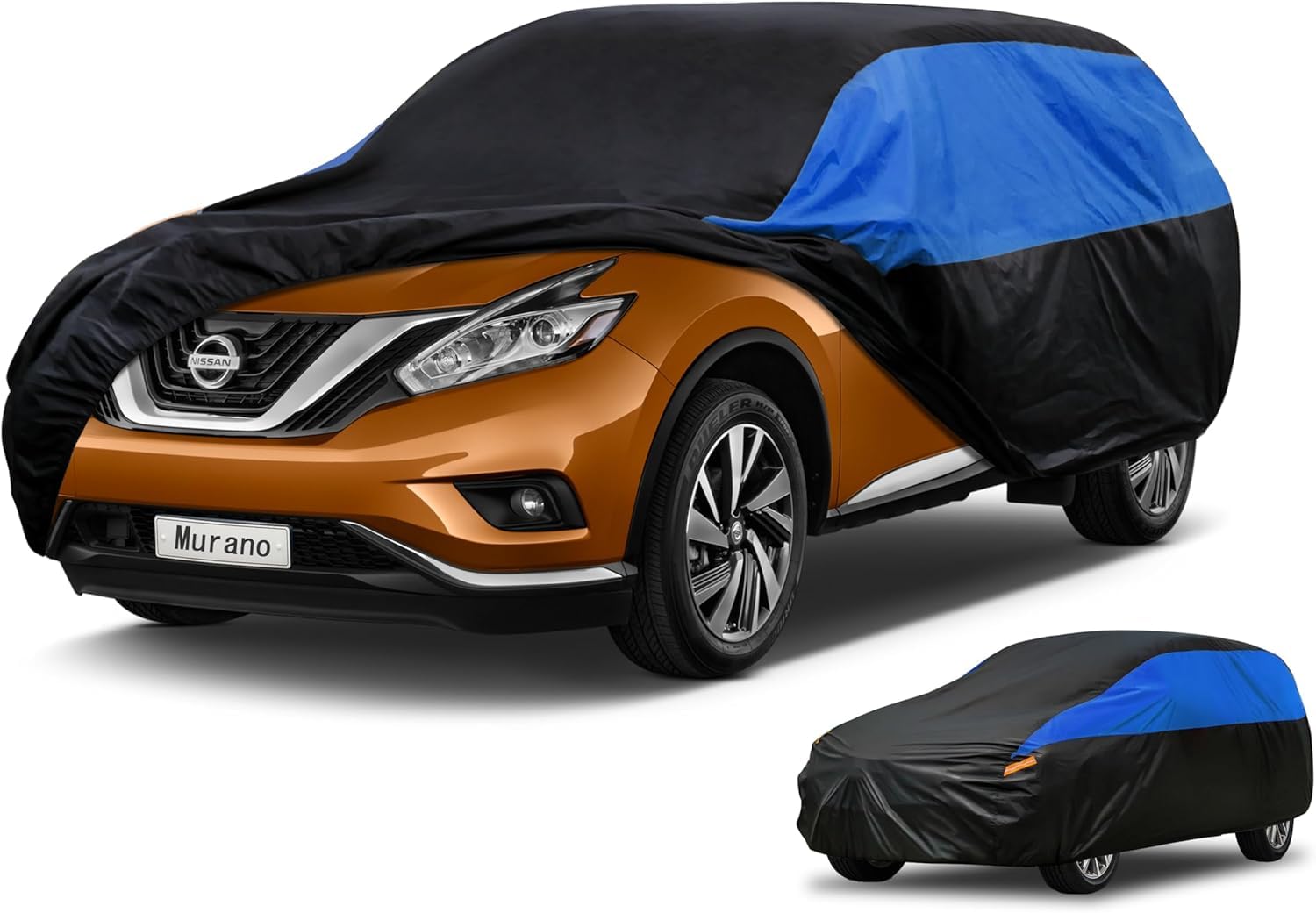 Car Cover Custom Fit Murano (2015-2023) Waterproof All Weather, Lightweight Full Exterior Cover for Automobiles Outdoor Sun UV Rain Dust Snow Wind Protection.