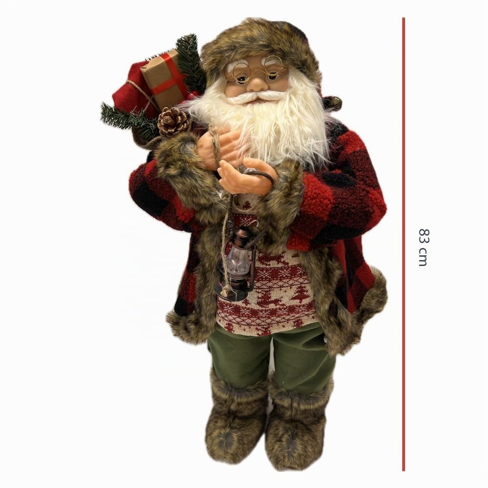 Imma 5810G - Papá Noel de Interior, 83 cm, Rojo, Grande, 83 cm de diámetro