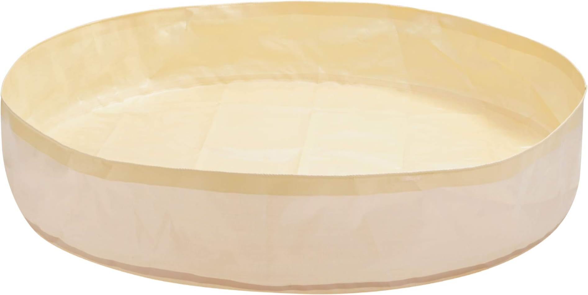 BLUETREE Sensory and Messy Play Mat for Toddlers, Infants and Kids, Safe, Waterproof, Double-Sided and Durable, Play Yard 51"x51"x7.9" Ivory and Gray