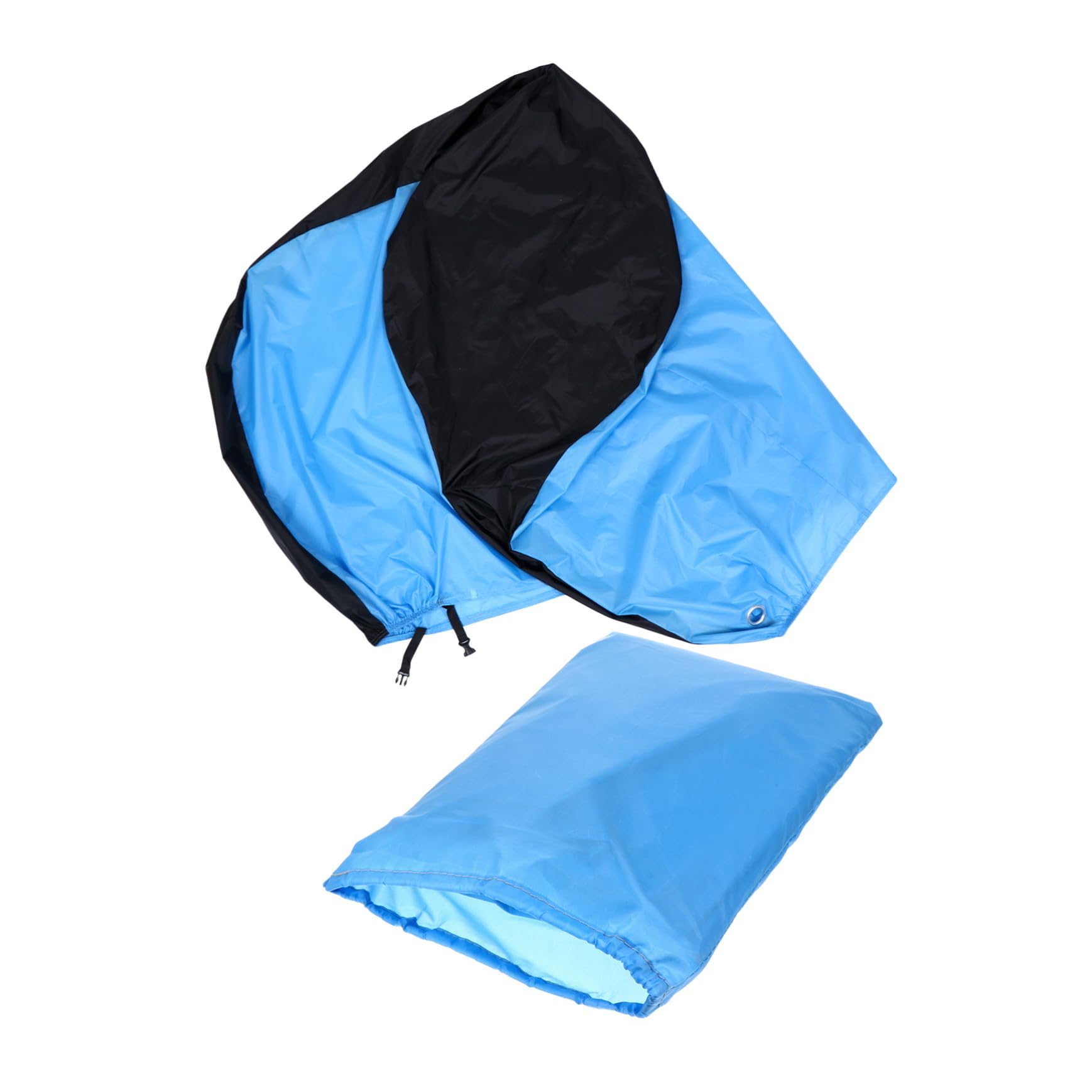Fahrradschutzhülle Outdoor Faltbar mit UV Schutz und Aufbewahrungstasche Fahrradabdeckung aus Regenschirmstoff in Blau für Mountainbikes