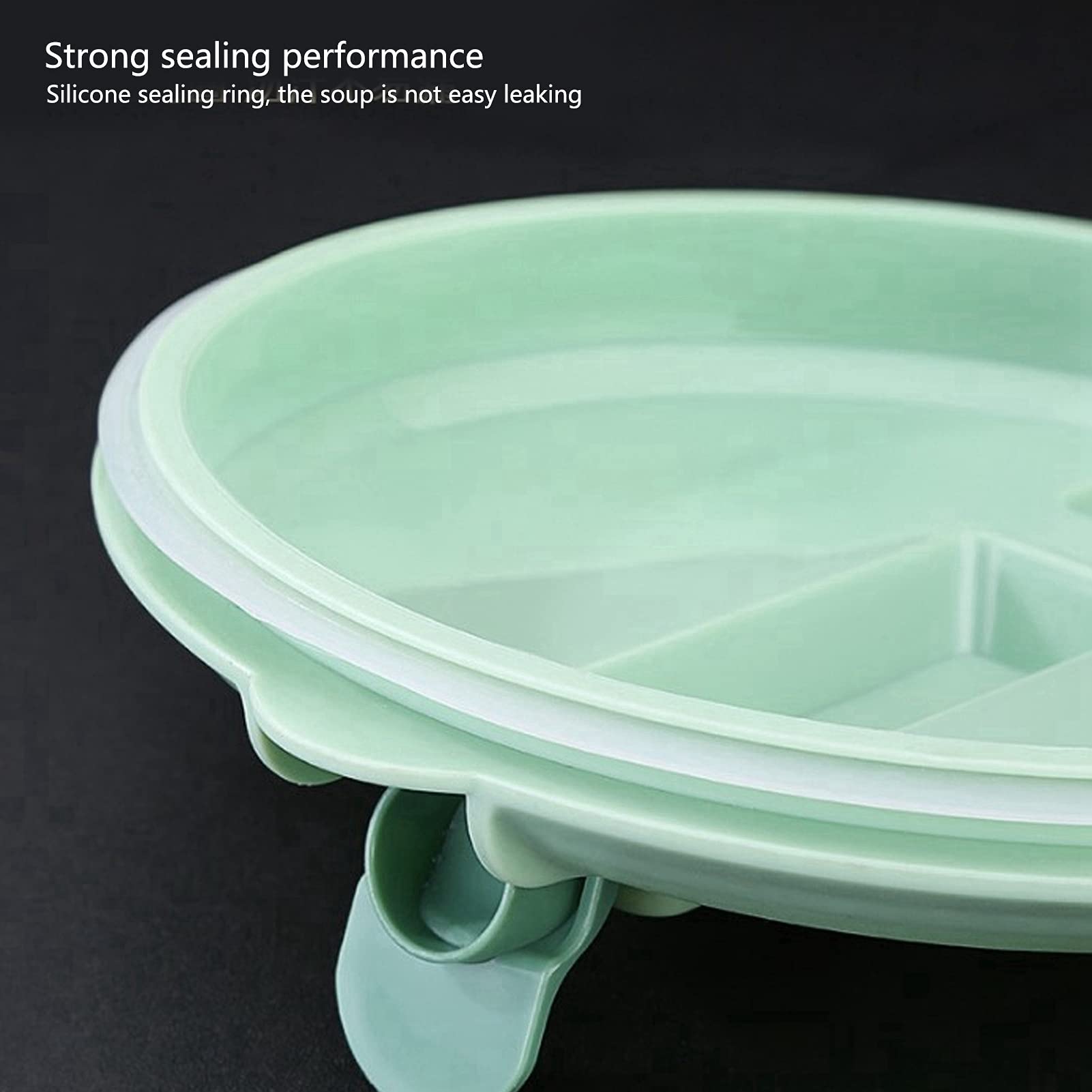 Ciotole per noodle per microonde con coperchio, noodle per tazza rapida da 1200 ml per zuppa, noodle, ciotola per zuppa ramen per dormitorio, piccola cucina o ufficio(verde)