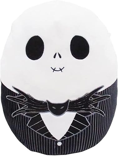 Squishmallows Peluche oficial de Kellytoy de personajes de Disney, animal de peluche suave y blando (5 pulgadas, Jack Skellington)