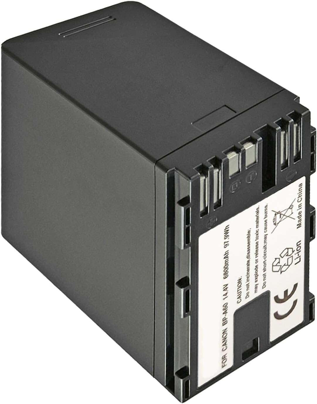 Digital Nc Fully Decoded for Canon BP-A30 BP-A60 Battery. This BP-A60 is Fully Compatible with CG-A10 A20 Charger, Canon EOS C200, C220B, EOS C300 Mark II, C300 Mark III, EOS C500 Mark II, X605 XF705