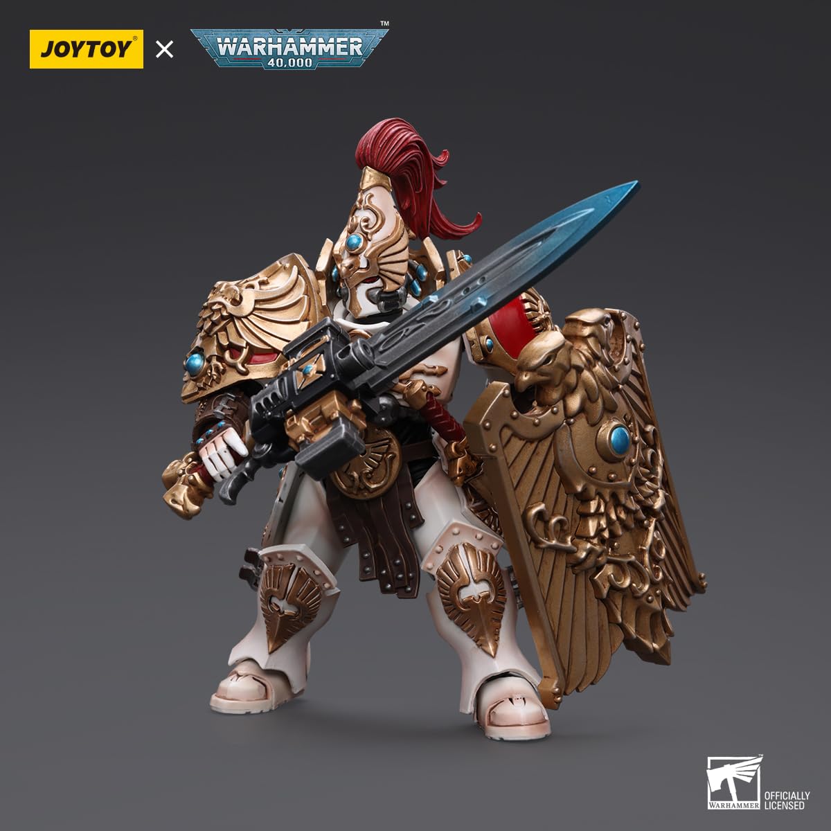 LEBOO JOYTOY Warhammer 40k Adeptus Custodes Guardian Spear - Action Figure 1:18, 165 Mm, ABS/PVC, Collezionabile - 6