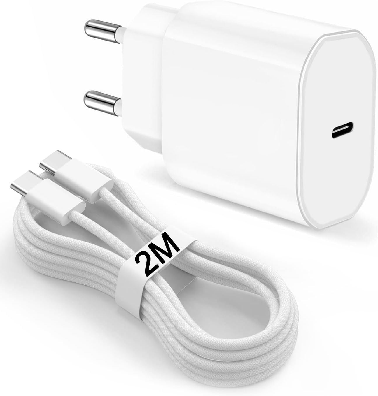 Airpods 4 caricabatterie, 20 W, usb C AirPods Pro (2 Gen), cavo di