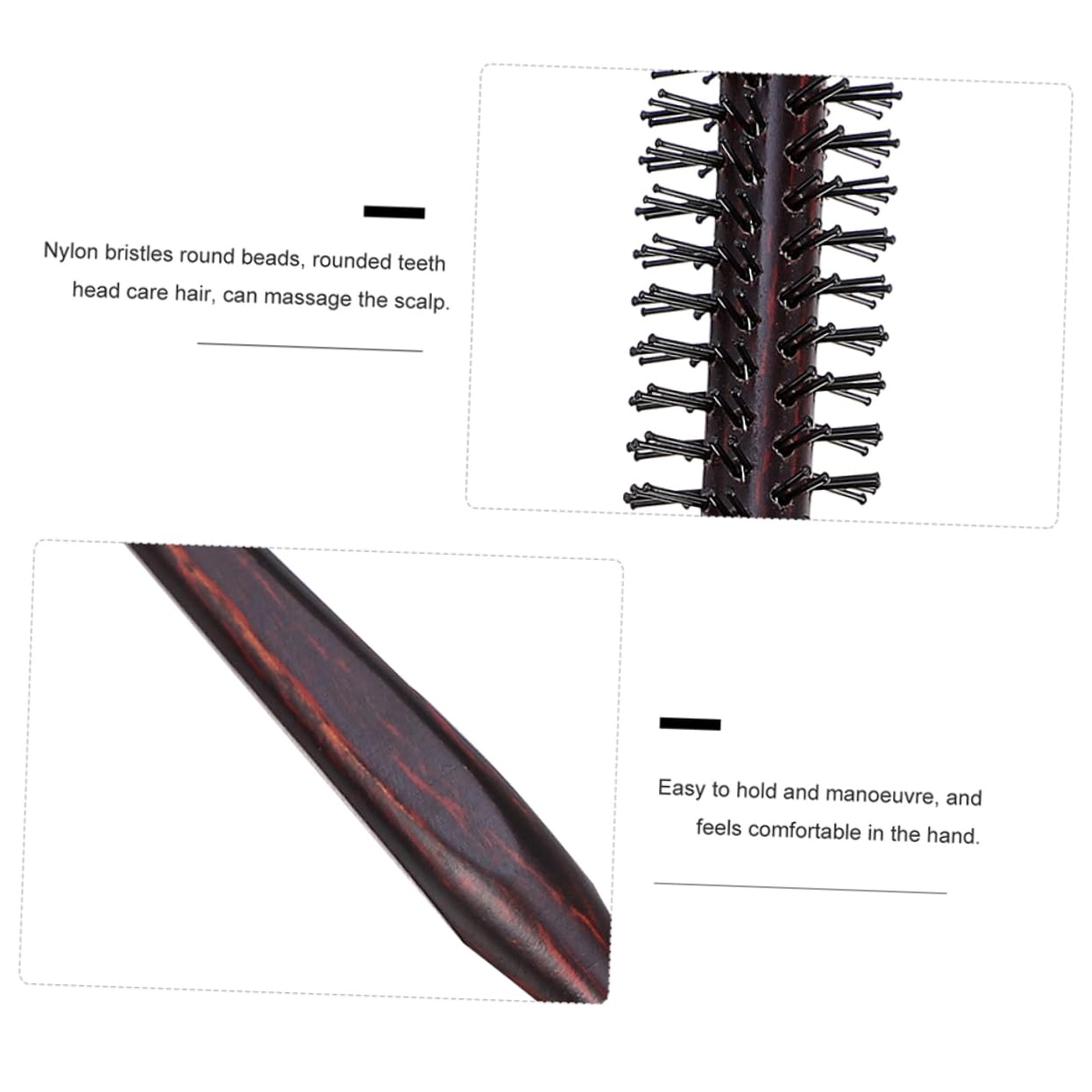 Housoutil 5 Sets Rollkamm Für Haar-accessoires Kopfhautmassage Friseurwerkzeug Weiche Borsten Für Styling Und Haarpflege 2 Stück * 5
