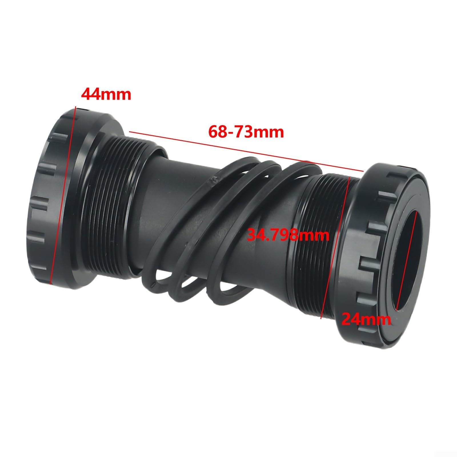 Boîtier De Pédalier VTT BSA 24mm – 68/73mm, Alu, Compatible XTR/XT/SLX
