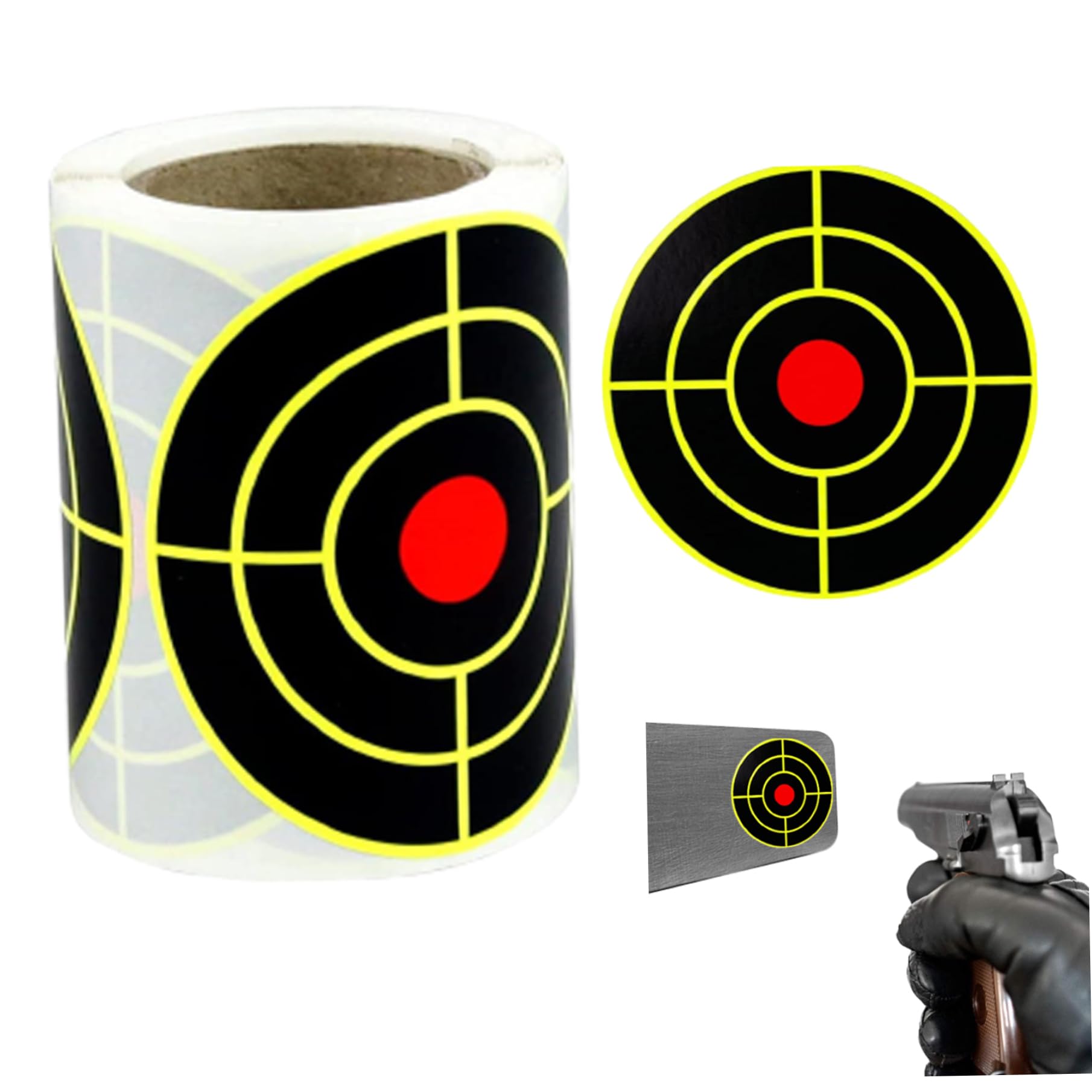 Pastoralist 200Pcs Shooting Targets Paper, Shooting Targets Stickers Self Adhesive Splatter Paper Dots Labels