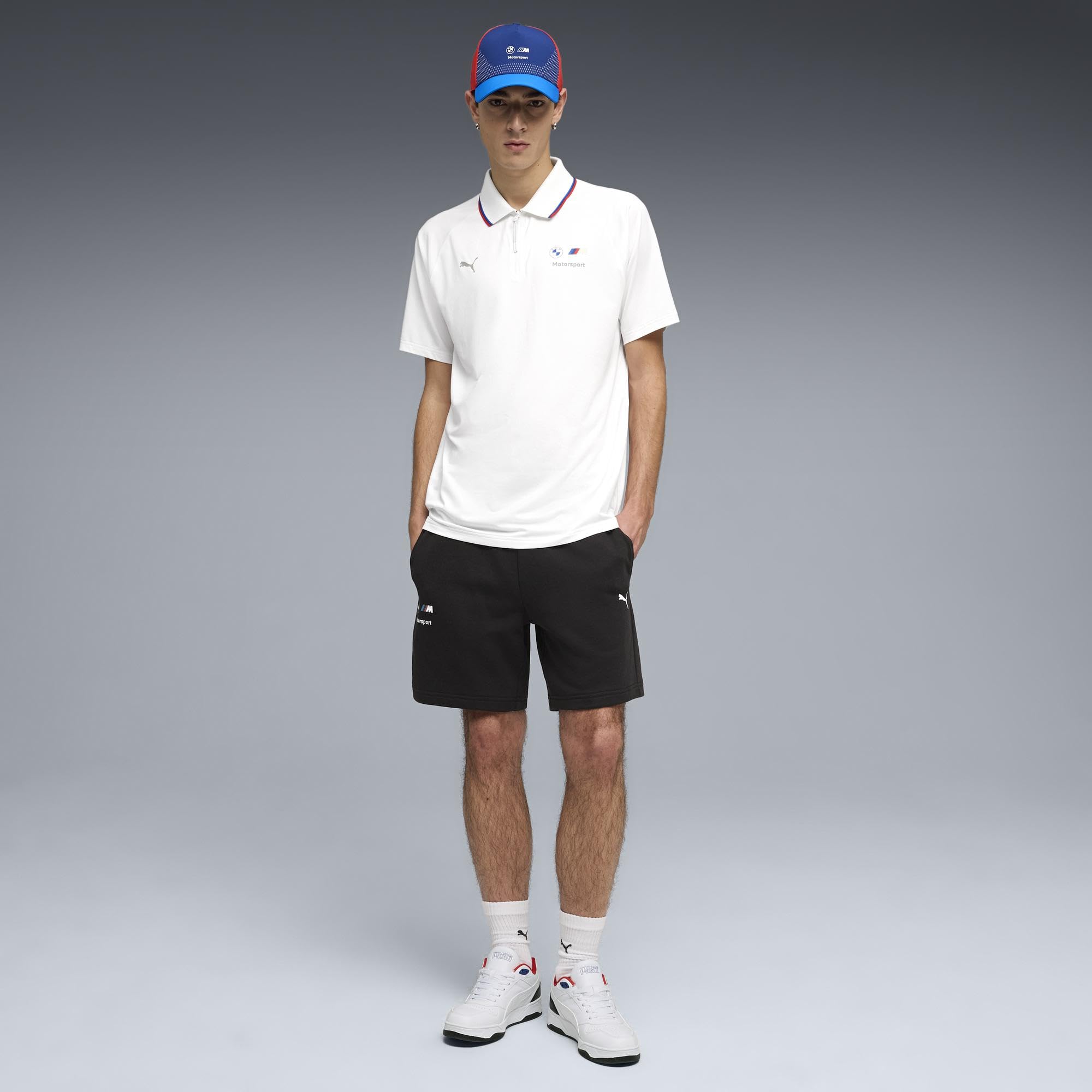 PUMA Bmw Mms Ess Shorts Ft 7" - Szorty z dzianiny Mężczyźni