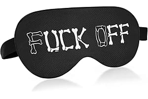 Fuck Off Sleep Mask Light Blocking Eye Mask for Sleeping