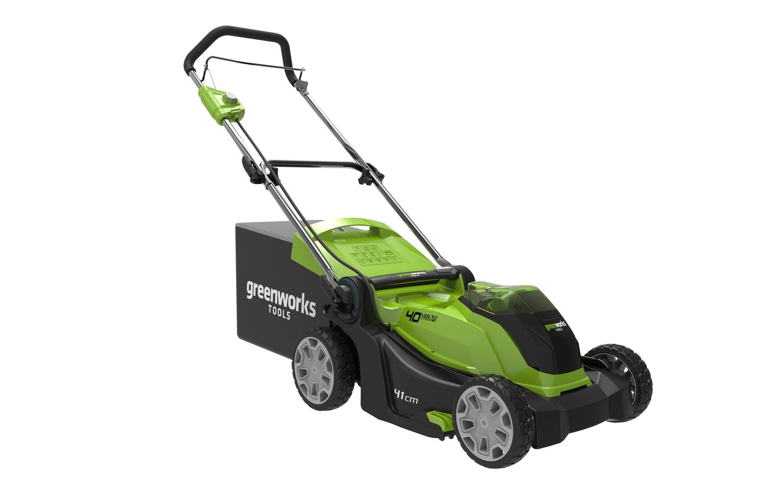 Greenworks Tools G40Lm41 K4 40 V 40 cm Tondeuse à Gazon, 144 W, 40 V