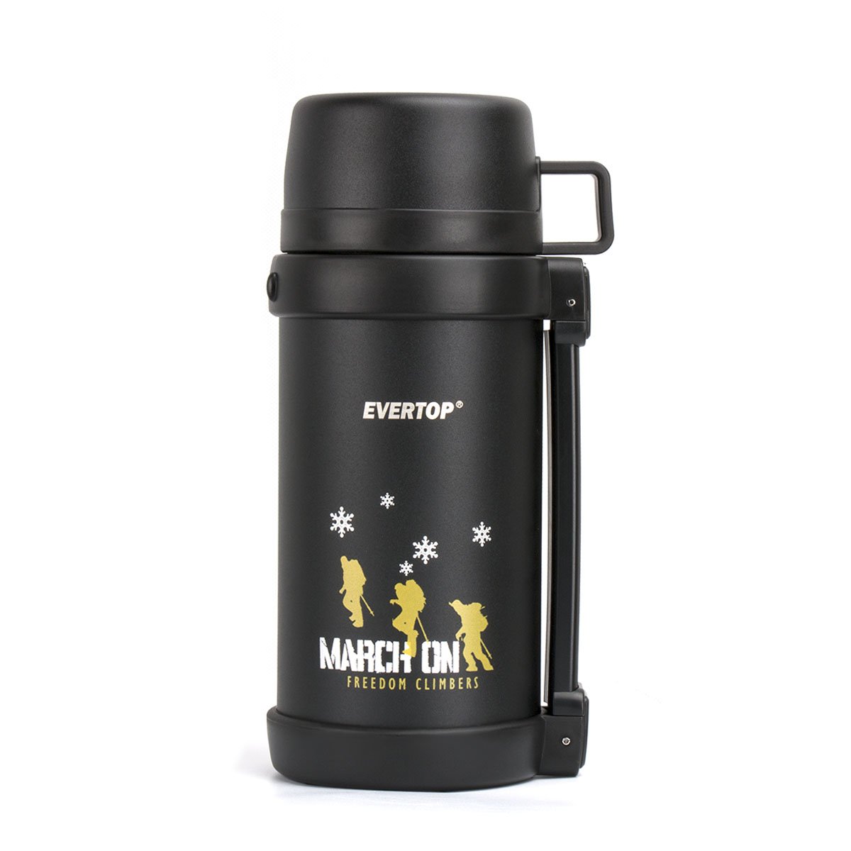 Insulated Vacuum Water Bottle Travel Mug 40oz/1200ML Double Walled Rust & Leak Proof Coffee Tumbler with Lid and Double Wall Insulation for Commuter, Hiking, Camping, Sports and Everyday Use