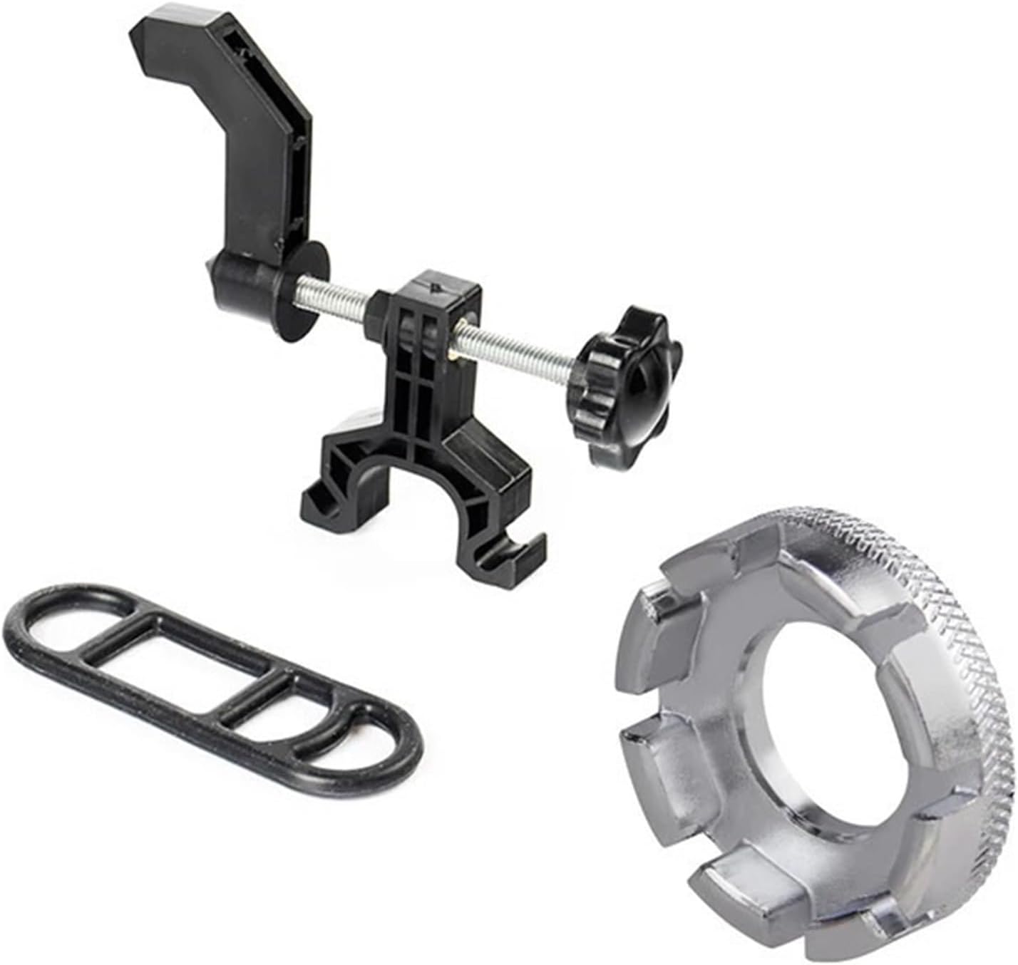 Bike Tool Kit Bicycle Repair Tool Kits Flywheel Removal Chain Breaker Cutter Crank Puller MTB Road Bike Wrench Cassette Bracket Bicycle Repair Parts (Mini Wheel Stand)