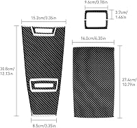 Vista 2 de AIRSPEED Fibra de carbono para BMW Z4 E85 E86 2003 2004 2005 2006 2007 2008 auto trasero consola central respaldo caja de almacenamiento cubierta