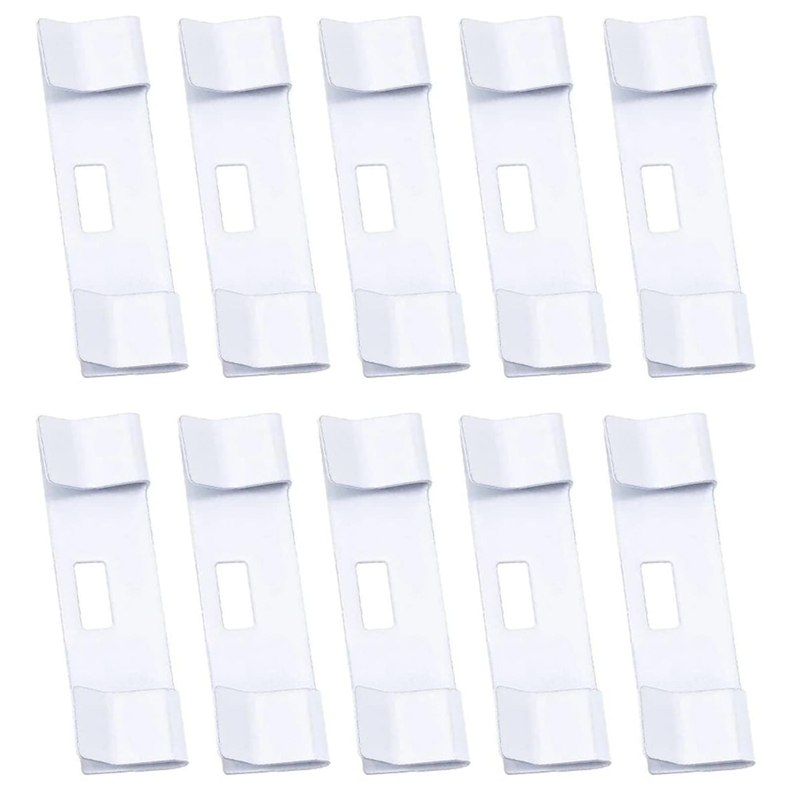 White 20 Pcs Vertical Blind Repair Vane Savers Curtain Clips Vertical Blinds Replacement Slats For Curtains, Blinds