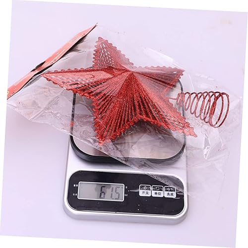 Miniatura 6 de ABOOFAN Decoración de estrella para tapicería, decoración de Navidad, para interiores, estrella de Navidad, decoración de árbol de Navidad,