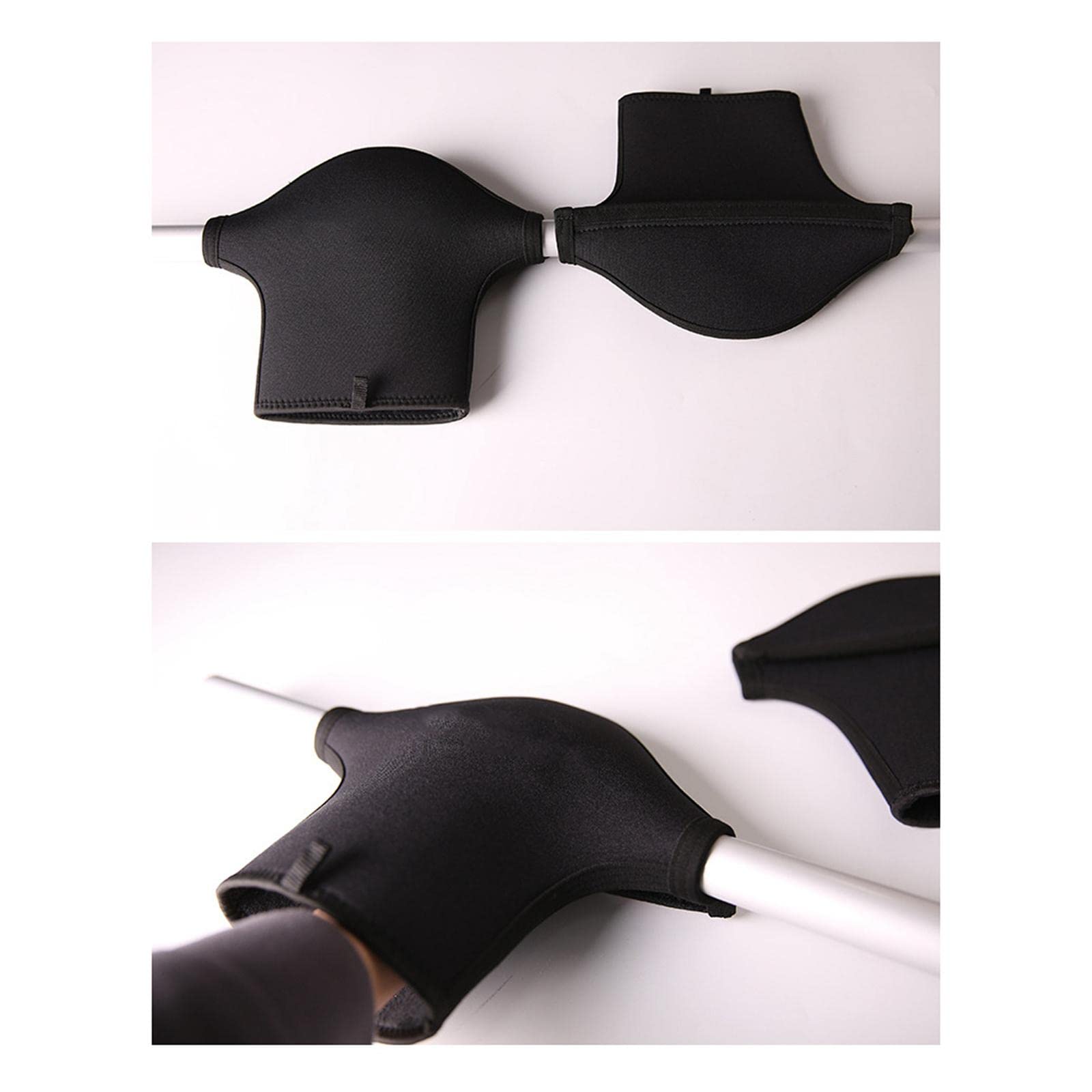 2 manoplas de neopreno para remo de kayak, guantes para rafting y turismo