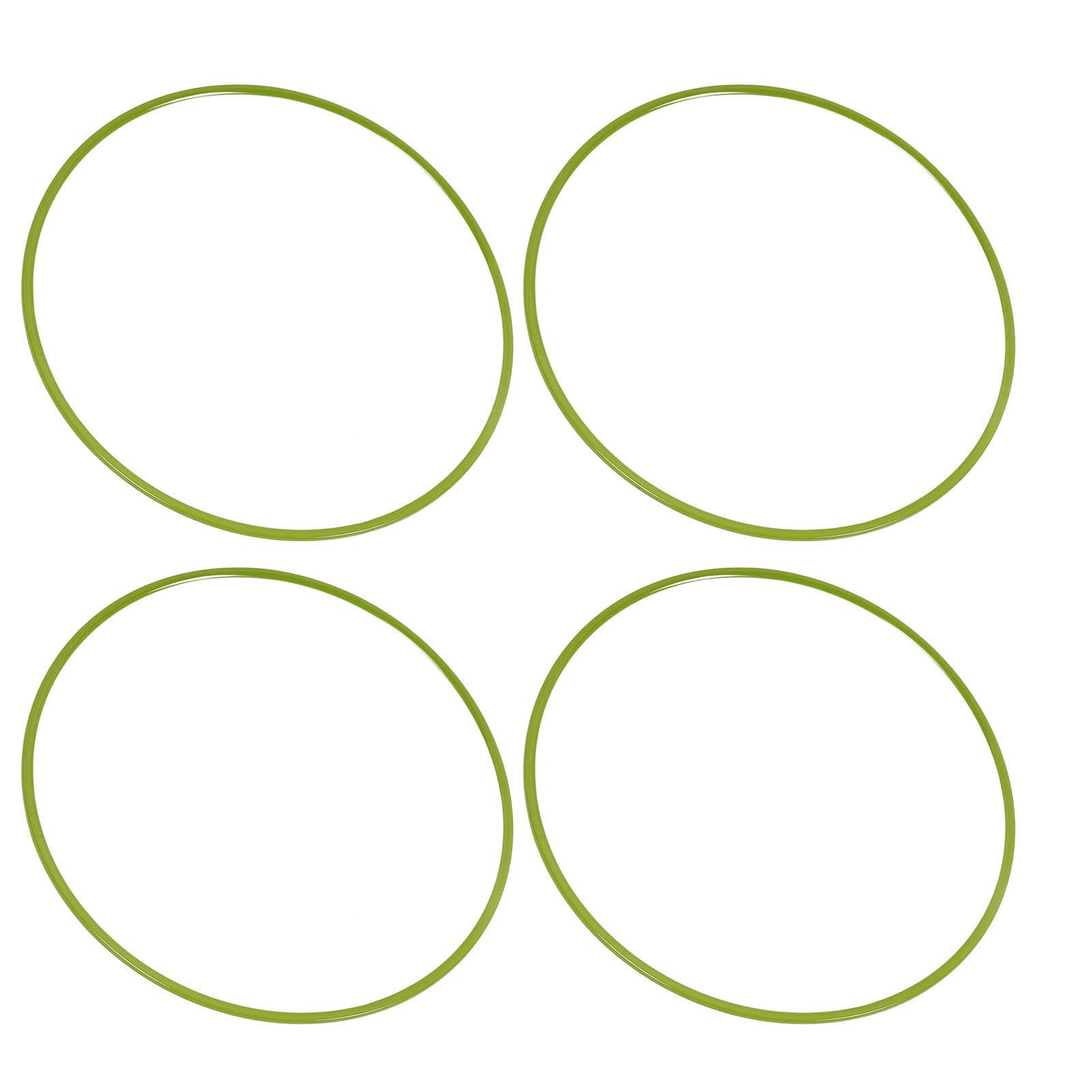 Yinhing 4 Pezzi Protezione Cerchio 18 Pollici Fascia Paracolpi in (GREEN)
