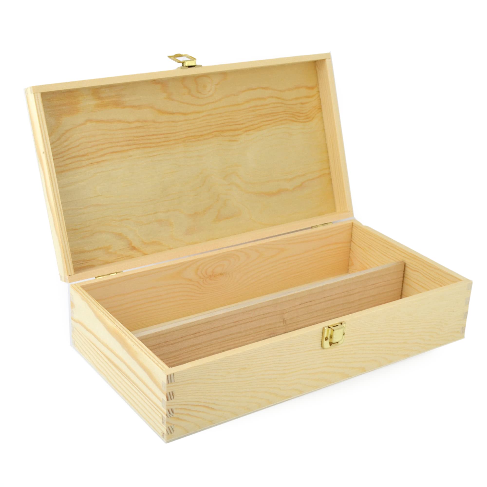 3 cajas de madera para vino con uno, dos y tres compartimentos para botella de vino estándar