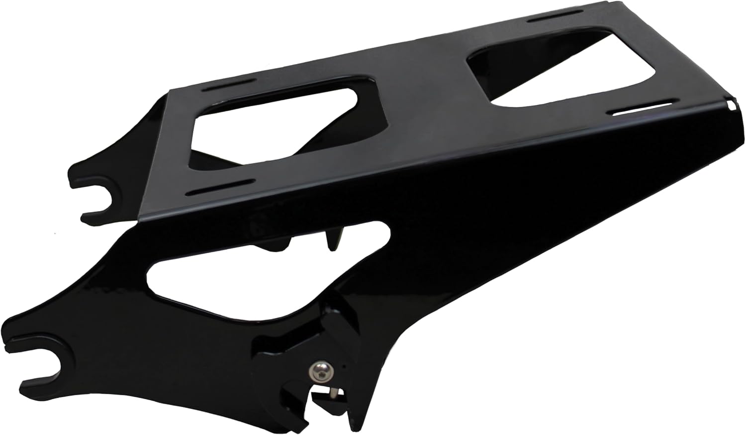 Detachable Two-UP Luggage Rack Compatible for Harley Touring Road King Electra Glide Road Glide Street Glide Gloss 2014-2025 (14-Black)