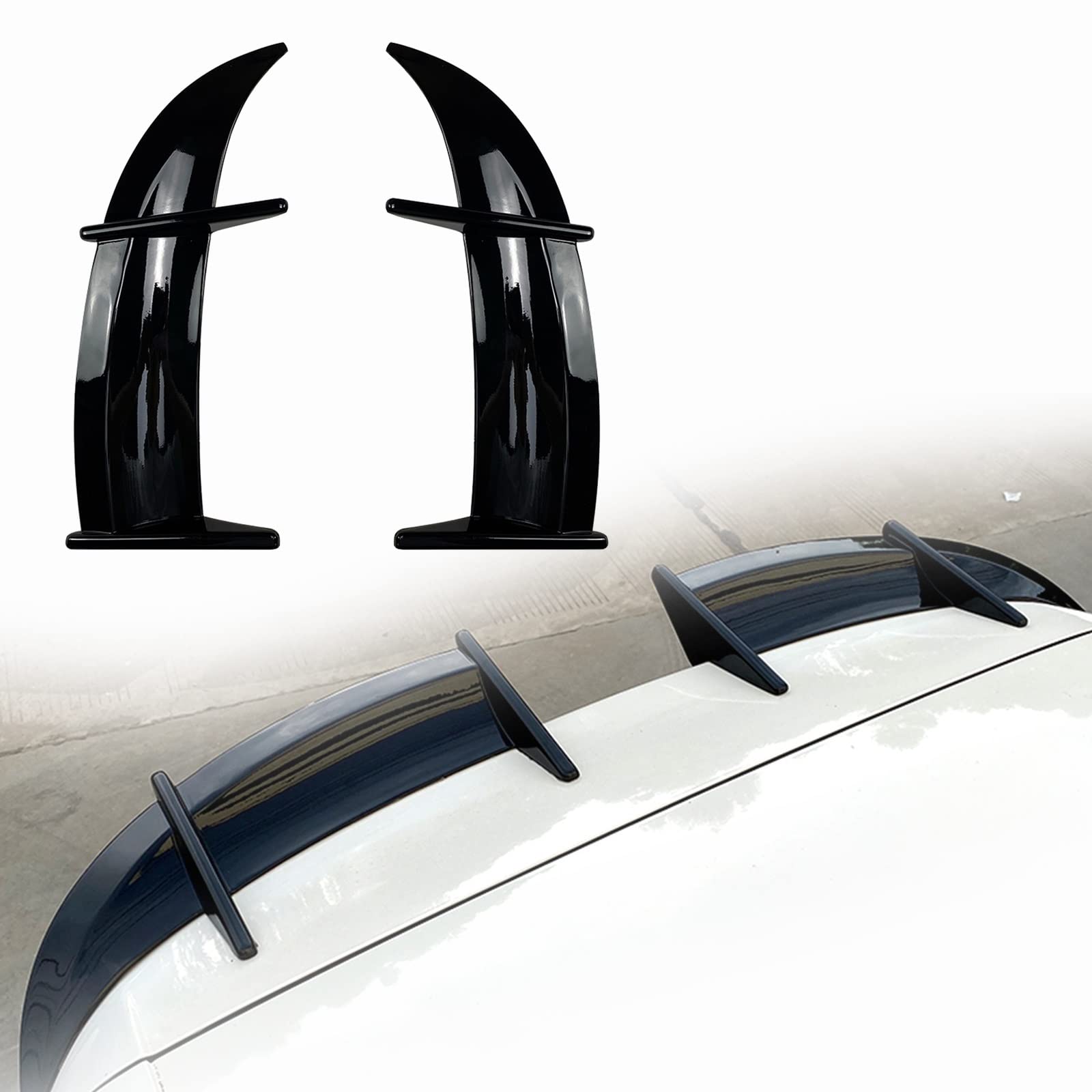Spoiler Coffre Golf 6 GTI Solution Tuning Précise ABS Noir - 8