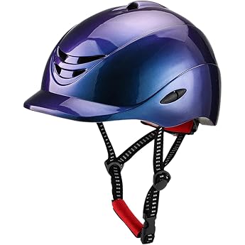 Harilla Equestrian Helmet Starter Riding Hat Lightweight Adjustable Riding Cap for Horse Equipment Riding