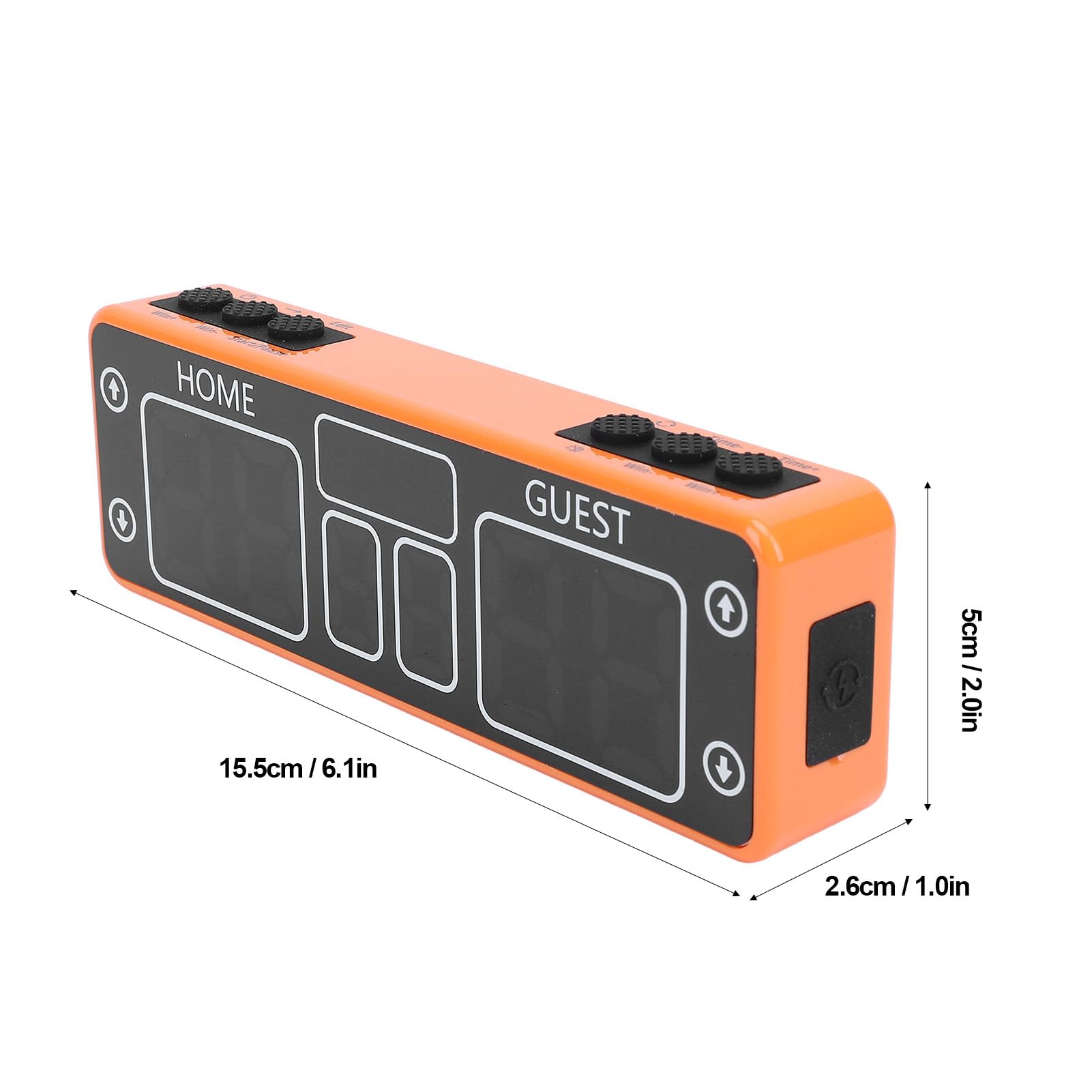Tabellone segnapunti Digitale Portatile LED Segnapunti con Timer per Il Conto alla rovescia Batteria Ricaricabile Tabellone punteggio elettronico per Pong Pallavolo Giochi