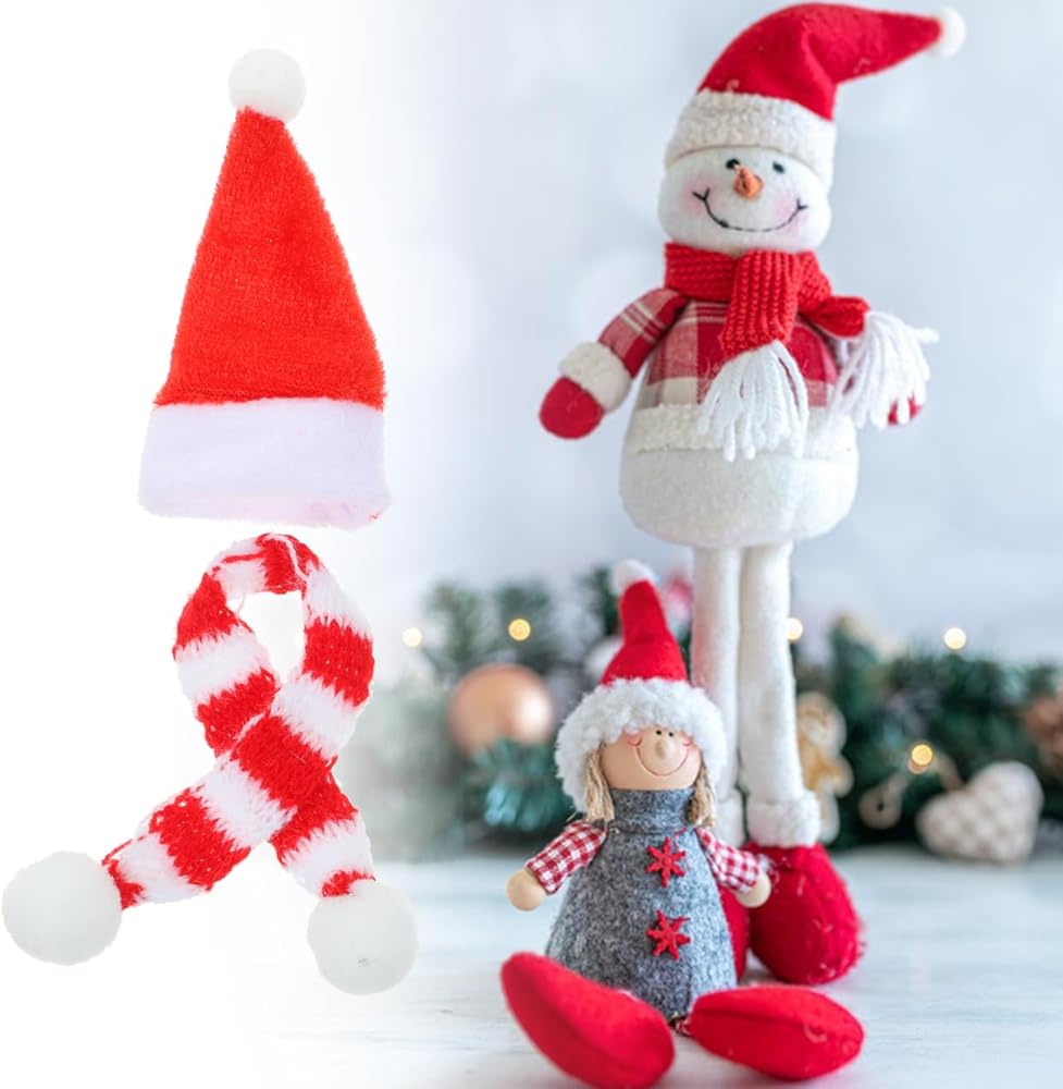 Lot De 12 Mini écharpes Et Chapeaux De Poupée Pour Travaux Manuels