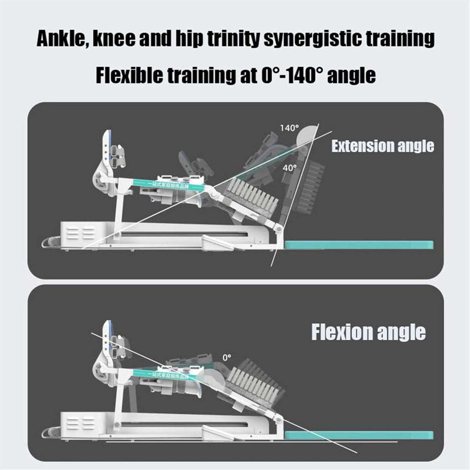 Equipo De Rehabilitación De Rodilla,Entrenador De Rehabilitación De Rodilla,Entrenamiento de flexión/extensión de 0° a 140°,Fuerza ajustable