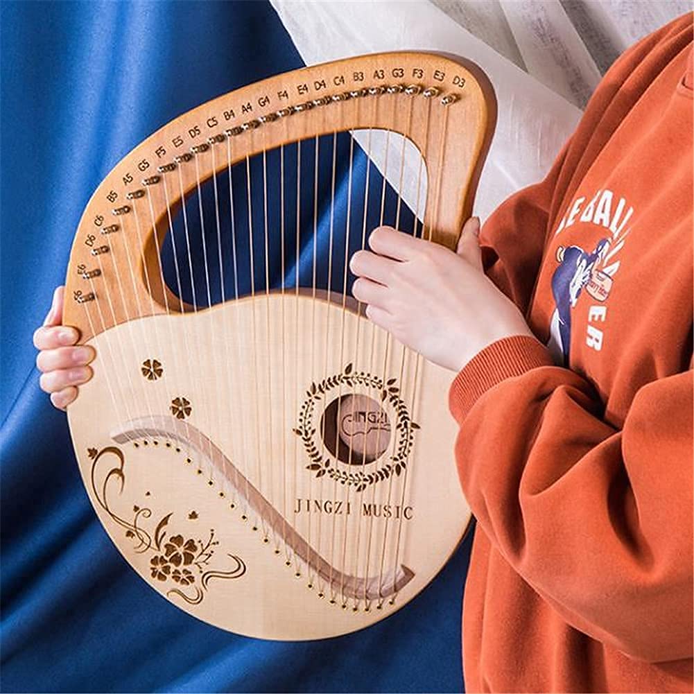 【美品】JINGZI MUSIC ライアーハープ 24弦 ミニハープ 美品】JINGZI MUSIC ライアーハープ 24弦 ミニハープ