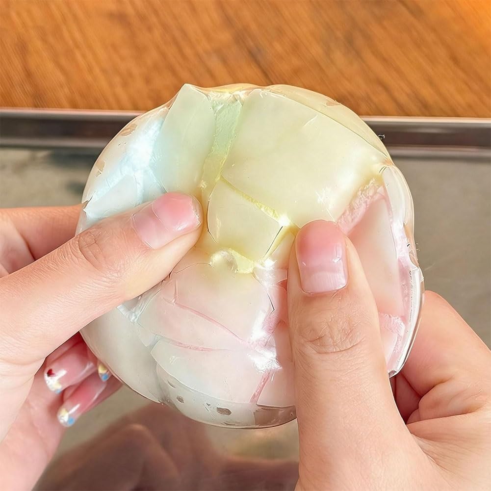 Crispy Stress Balls Crispy Squeeze Balls Anxiety Relief Toy Food Stressball Slow Rising Squeezable Stress Relief Sensory Toy Soft Fidget for Kids Adults