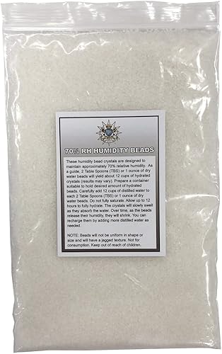 Prestige Import Group Cuentas de humidificación de gel de cristal para humidores - Bolsa de 8 onzas