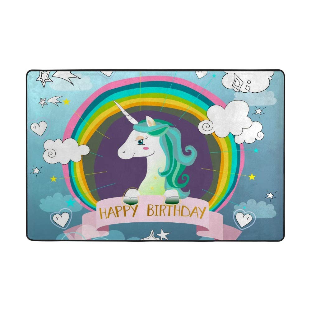 Tapis de maison motif animal facile à nettoyer pour grand salon