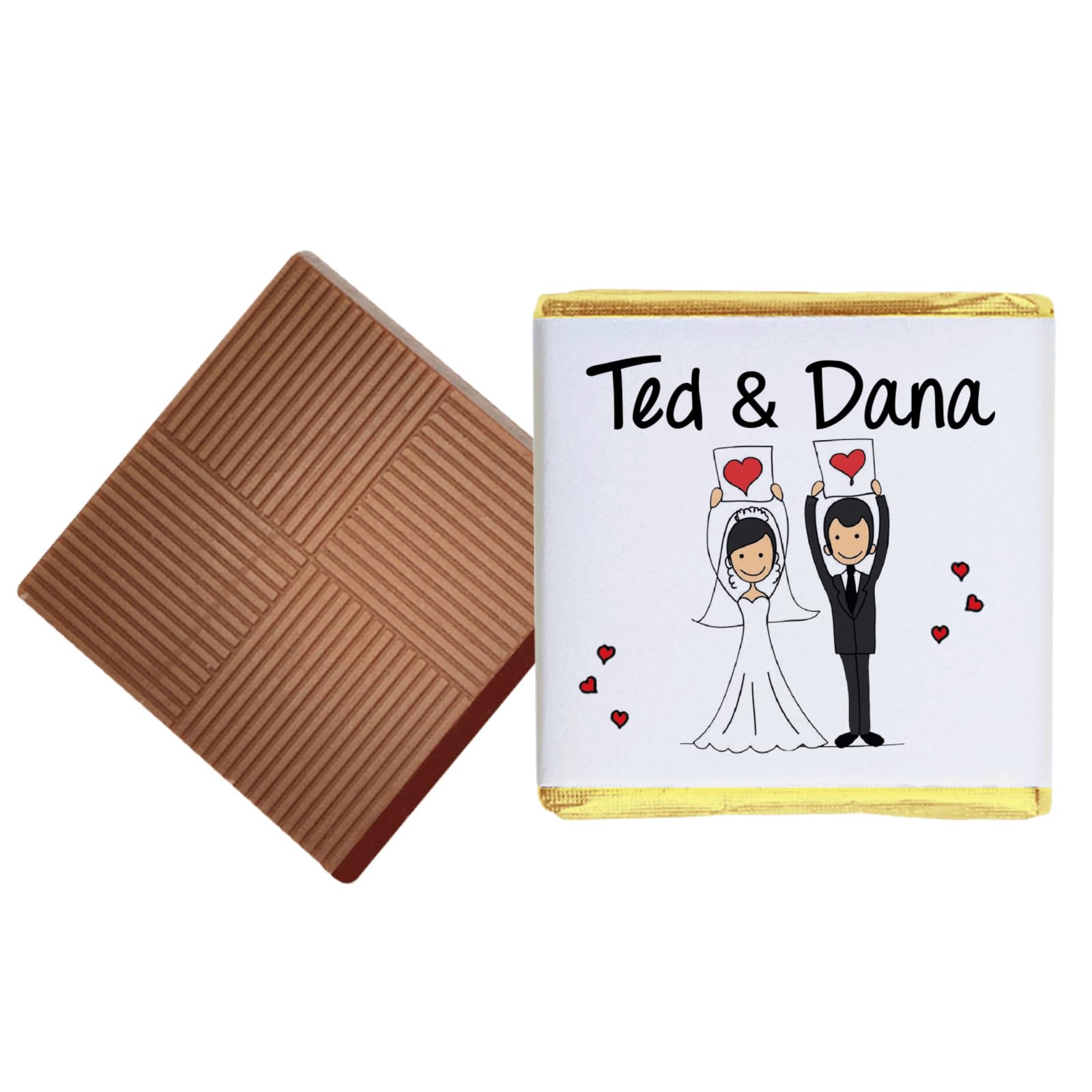 Personalised Chocolate Wedding Favours, Personalized Chocolates, Custom Party Favours, Succulent Flowers, Wedding gift Design Code: WR25