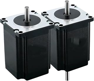 1PCS 57mm 3a Nema 23 4 Wire 2 Phase Stepper Motor 82mm Length 2.2 Nm Torque 315Oz-in Engine for CNC Engraver Router(Single Shaft)