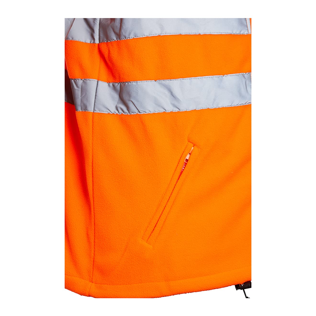 Blackrock Veste polaire jaune haute visibilité, entièrement certifiée EN