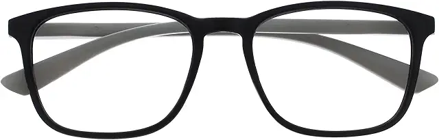 Óculos Graduados Homem: OPULIZE Max Gafas de Lectura - Marco Rectangular Negro Mate