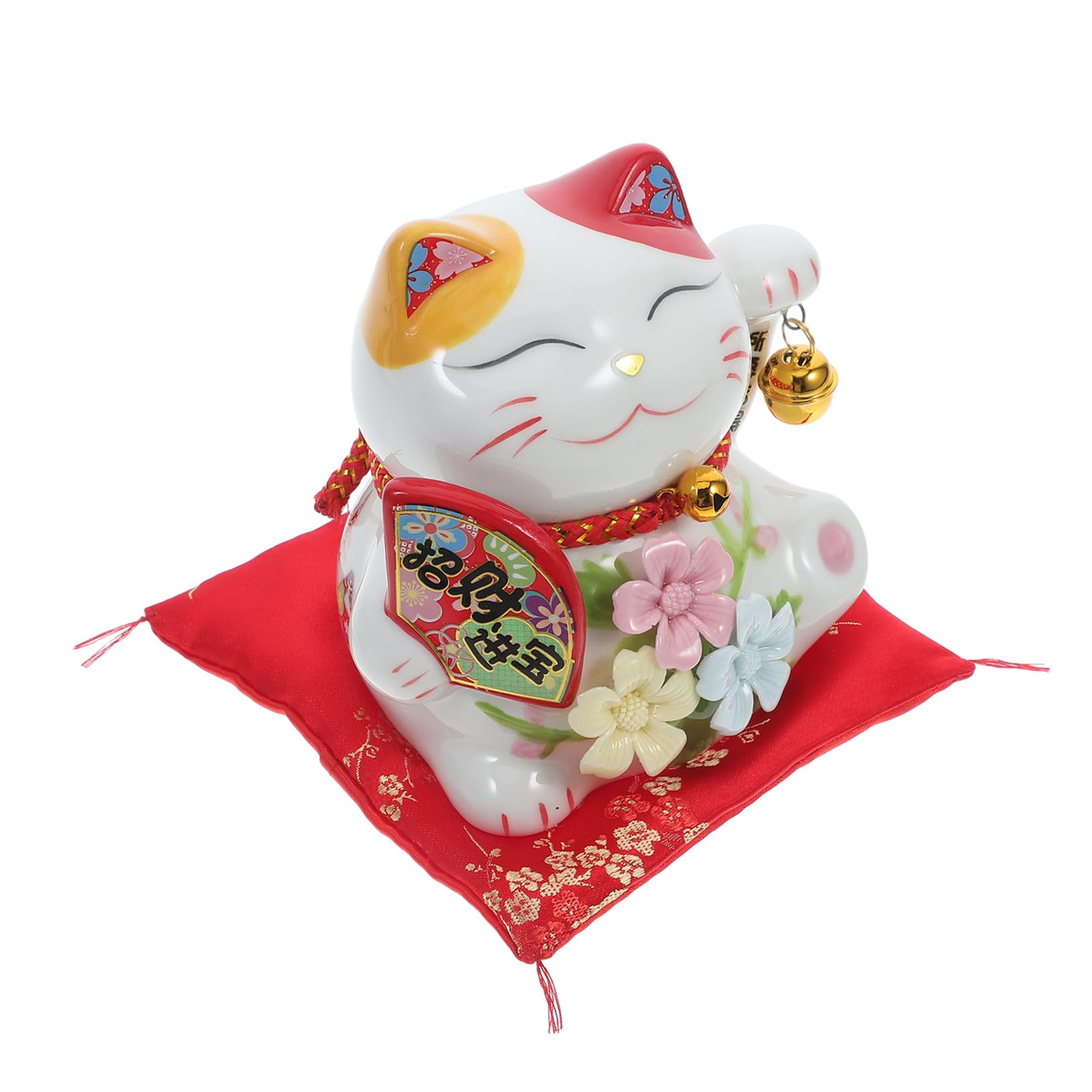 Chat Maneki Neko Vaguelly tirelire japonaise en céramique pour maison et bureau