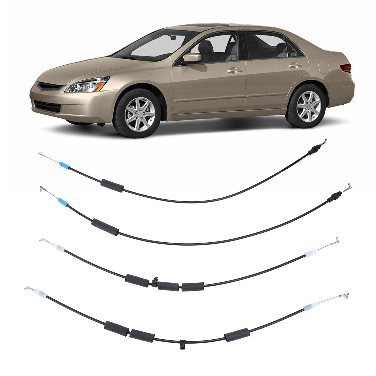 Honda Hood Support Hinge Driver & Passenger Side Hood Hinge Set For 2006-2011 Honda Civic Sedan/Coupe – Steel, Black, Made In Taiwan Honda Civic Coupe Cars And Trucks - Foto 2