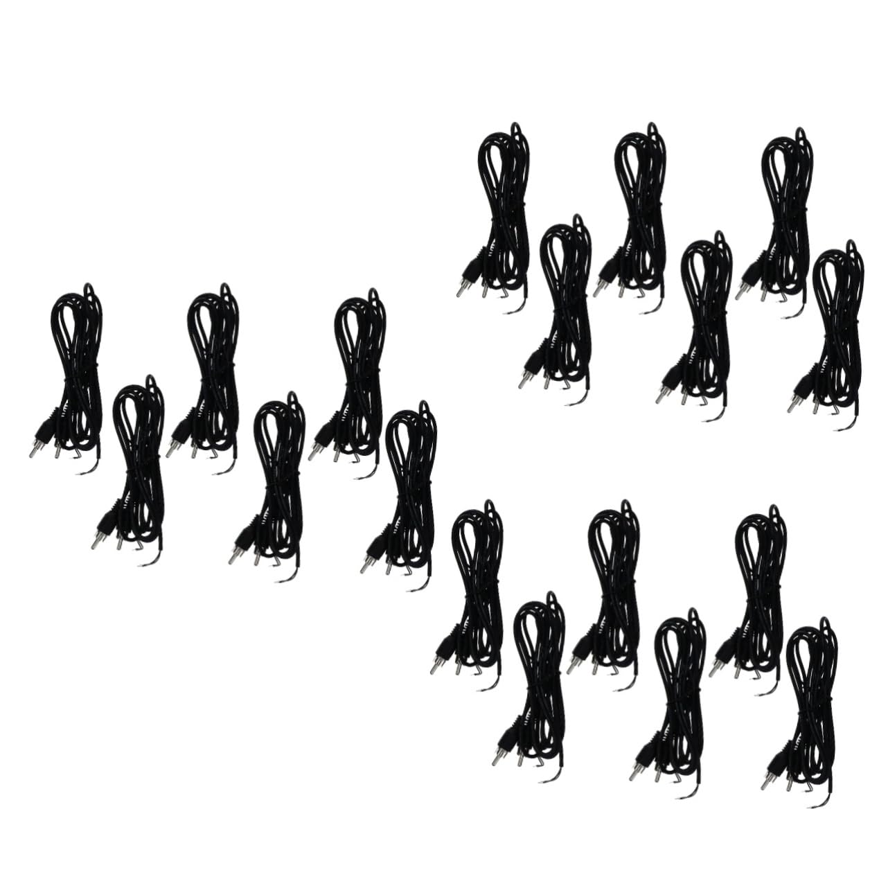 DOITOOL 18pcs Bare Wire Connector Adapter Audio Cable for Easy Installation and Data Transmission for Equipment and Speaker Repair