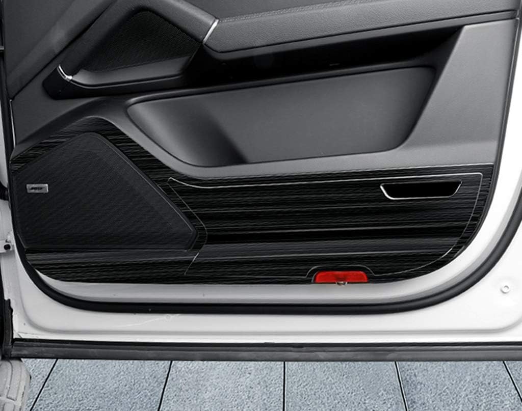 New Protective Inside Door Panels Compatible with Porsche Cayenne 2018-2020 (Black)